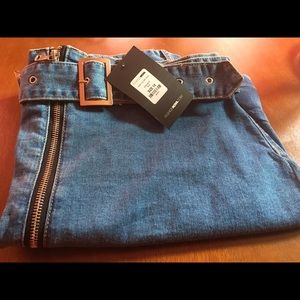 Fn denim skirt